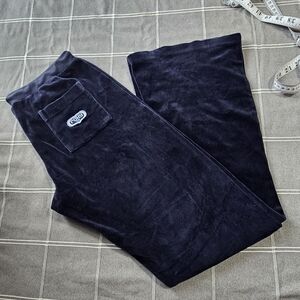 🧡Rare Vintage Y2K Roxy Quicksilver Navy Velour Louge Pants